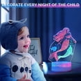 thumbnail image 6 of LETOUR Creative 3D Mermaid Night Light: Smart Touch, 7 Color Change, Dual Power, Soft LED Ideal Decor & Gift, 6 of 9