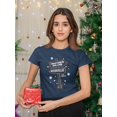 thumbnail image 2 of Christmas Frogtown Hollow Waterville Sign Women's T-shirt, 2 of 3