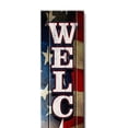 thumbnail image 3 of Spoontiques 18362 Welcome America Porch Sign, 40-inch Tall, 3 of 4