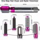 thumbnail image 2 of Hair Hot Blower Brush Set 5 In 1 Hair Curler And Hair Straightening Brush For All Hair Rotating Blower Brush, 2 of 5
