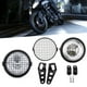 thumbnail image 2 of Cubierta de montaje lateral para parrilla de faro LED de motocicleta de 6,5" con soporte para Cafe Racer, 2 of 15