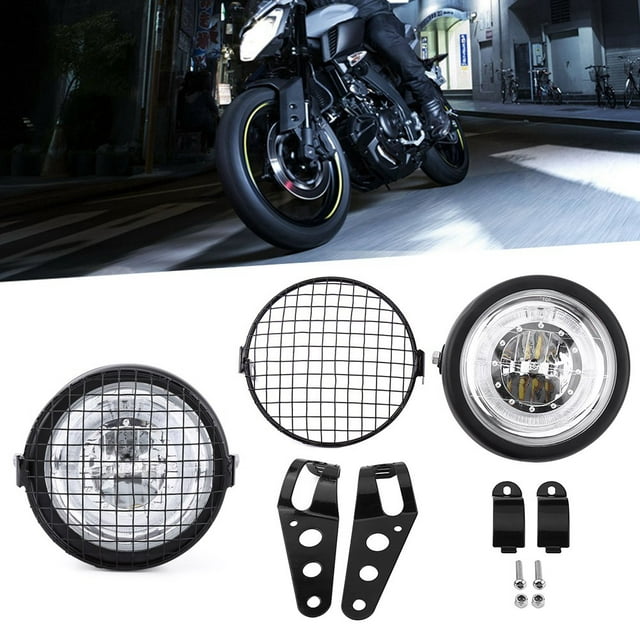 Headlamp Cover Set, Headlight Grill Kit Energy Saving For Motorcycles