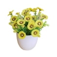 thumbnail image 2 of Artificial Potted Flowers Fake Plant In Pot Party Garden Home Office Table Decor, 2 of 7