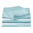 thumbnail image 2 of Superior Egyptian Cotton 530 Thread Count Deep Pocket Sheet Set, Twin XL Size, Light Blue, 2 of 7