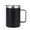 Black #2, variant on Insulated Stainless Steel Coffee Mug with Lid | Double Wall Thermal Travel Tumbler for Hot & Cold Drinks | Outdoor Commuter Cup with Comfortable Handle