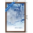 thumbnail image 3 of Star Wars: Hoth - Visit Hoth by Russell Walks 23 Wall Poster, 14.725" x 22.375" Framed, 3 of 5