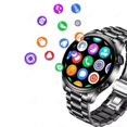 thumbnail image 2 of Reloj resistente del teléfono de la supervisión del ritmo cardíaco de la huella dactilar de la pantalla HD grande de Smartwatch de Bluetooth, 2 of 10