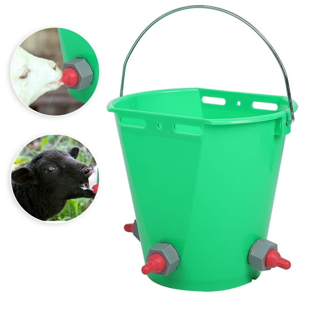 Milk Feed Bucket, Green Livestock Milk Feed Antileakage Lamb For
