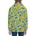 thumbnail image 6 of Naloa Lemon Teenage Zipper Hoodie, Long Sleeve Zip Up Hoodies Casual Jackets Tops for 7-12 Years-Small, 6 of 6
