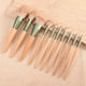thumbnail image 2 of Juego de brochas de maquillaje, 10 piezas de madera de haya + paquete jack, brochas, base en polvo, colorete, fibra, pluma de belleza, herramientas de maquillaje, 2 of 5