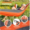 thumbnail image 3 of NeoMart Camping Hammock Lightweight, Portable Hammocks Parachute Hammock with Two Tree Straps,Single or Double Travel Swing Nylon Camp Hammocks, Outdoor Essentials for Beach Backpacking Hiking, 3 of 14