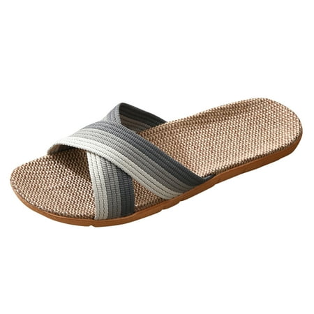 

Men And Women Flax Slippers Home Slippers Indoor Slippers Creative Radish Soft Bottom Cotton Slippers