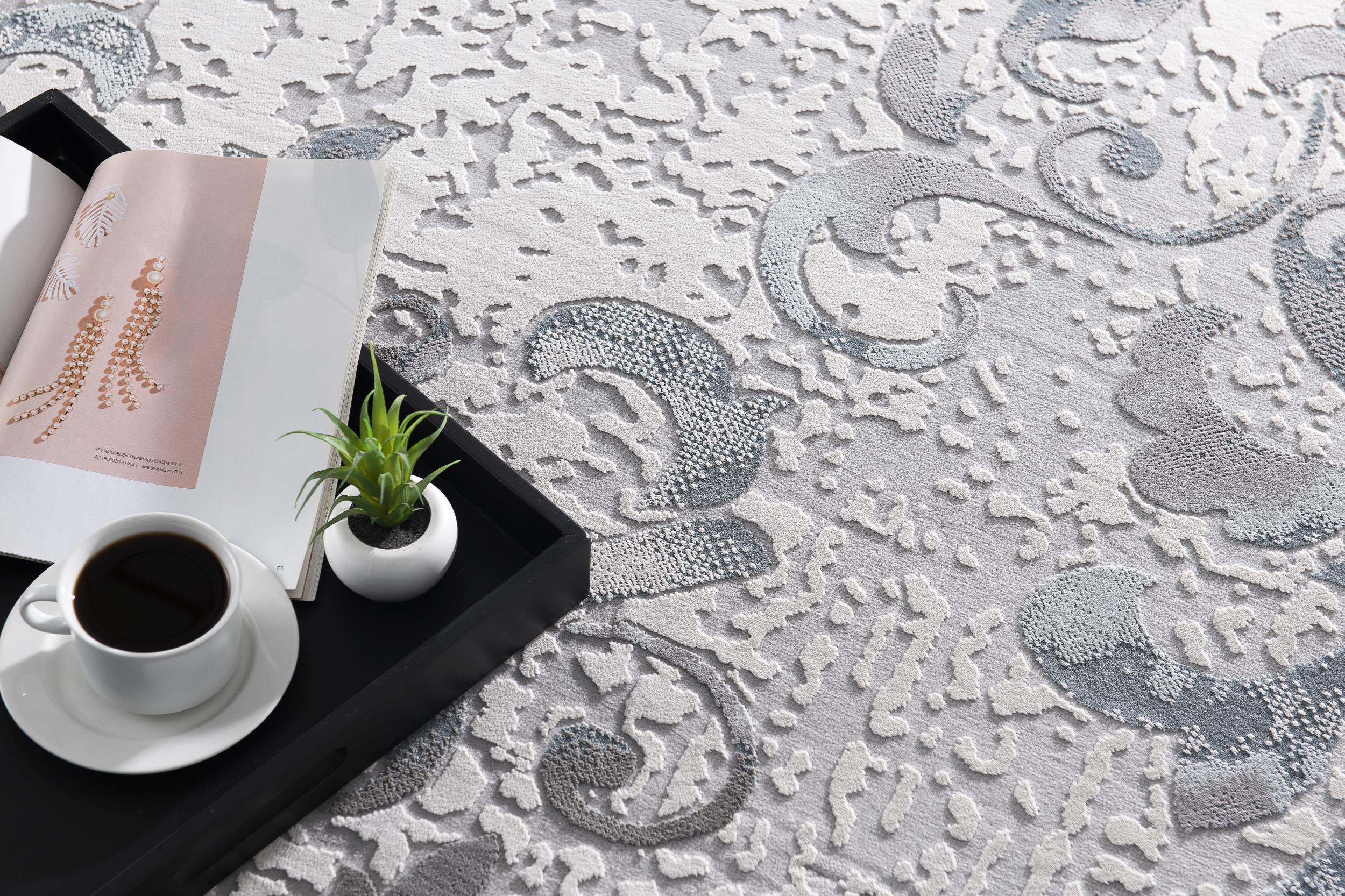 Rug Branch Oasis Collection Modern Floral Area Rug