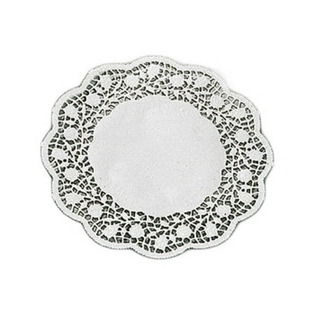 Round Paper Placemats Paderno World Cuisine Paper Doilies, Round Disposable Placemats, 6.62
