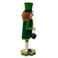 thumbnail image 2 of Kurt Adler 14-Inch Leprechaun Soldier Nutcracker, 2 of 6
