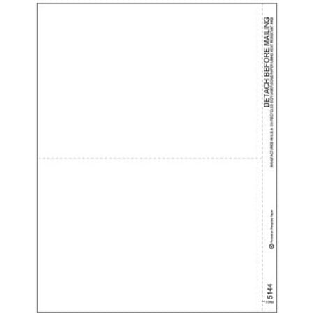 IRS Approved 2-up Blank Laser 1099 Tax Form No Back Instructions