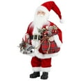 thumbnail image 6 of UTEN 18" Santa Claus Christmas Figurine Figure Decoration with Gifts Bag and 2 Bells for Holiday Party Home Decoration, 6 of 8