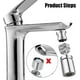 thumbnail image 3 of 2 Pieces 22/24mm Male To Male Faucet Adapter, 22mm Male To Male Npt Thread, Suitable For Kitchen Aerator Water Filter, 3 of 5