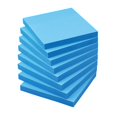 thumbnail image 1 of Notas autoadhesivas 3x3 Notas adhesivas de colores brillantes 8 blocs 50 hojas/bloc (azul) Fácil de pelar, súper pegajoso, se retira limpiamente, 1 of 5