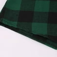 thumbnail image 6 of Long Sleeve Jacket Plaid Cardigan Fall Fashion Checkered Coat Top, Green M, Size S-5XL, 6 of 8