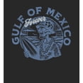 thumbnail image 2 of Gulf of Mexico Forever Vintage Skeleton Youth Black Long Sleee Hoodie-Medium, 2 of 6