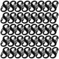 thumbnail image 3 of Shisuyan Composants de Bijoux Collier Raccourci Alliage de Zinc Lot de 100 0.8x0.4x0.2in, 3 of 8