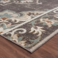 thumbnail image 3 of LR Home Blake 5'3" x 7'10" Brown/Beige Mandala Durable Performance Indoor/Outdoor Area Rug, 3 of 5