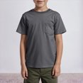 thumbnail image 2 of TOWED22 Boys T-Shirts Short Sleeve Graphic Shirts for Little Boys Truck Kids Tees Top Clothes for 3-8 Years(Grey,7-8 Y), 2 of 6