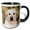 Black/White, variant on 3drose, Portrait of Yellow Labrador Retriever Dog - Na02 Zmu0139 - Zandria Muench Beraldo, 15oz Two-tone Yellow Mug