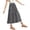 Black, variant on Midi Skirts for Teen Girls Print A Line Elastic Waist Half Body Dresses Summer Casual Loose Boho Beach Vacation Dresses