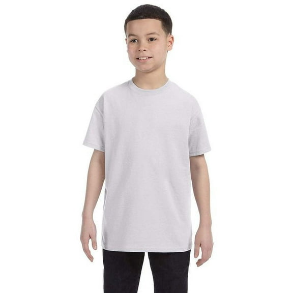 Hanes Youth Unisex Pack of 3 Authentic 6.1 oz. Tagless T-Shirt, Multipack Sizes Upto XL