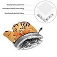 thumbnail image 6 of Pofeuu Fall Farmhouse Pumpkins1 Print Oven Mitts and Pot Holders 4 pcs Set,High Heat Resistant 500 Degree Extra Thicken Long Kitchen Cotton Oven Glove for Cooking, 6 of 6