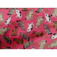 thumbnail image 4 of oneOone Coton Cambric Magenta Tissu Matière de Robe Chat Tissu Imprimé Tissu au Mètre 56 Pouces Wide-R4Q, 4 of 4