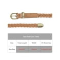thumbnail image 4 of INSPIRE CHIC Women's Braided Thin Belt Waist Cord Retro Casual for Dresses Shirt Small Belts, 4 of 6