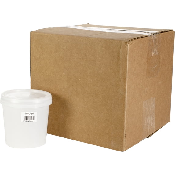 Jacquard Translucent Plastic Jar W/Lid-Quart