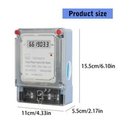 ROCKROK Household LCD Display Wall Mounted Electric Meter For Efficient Management