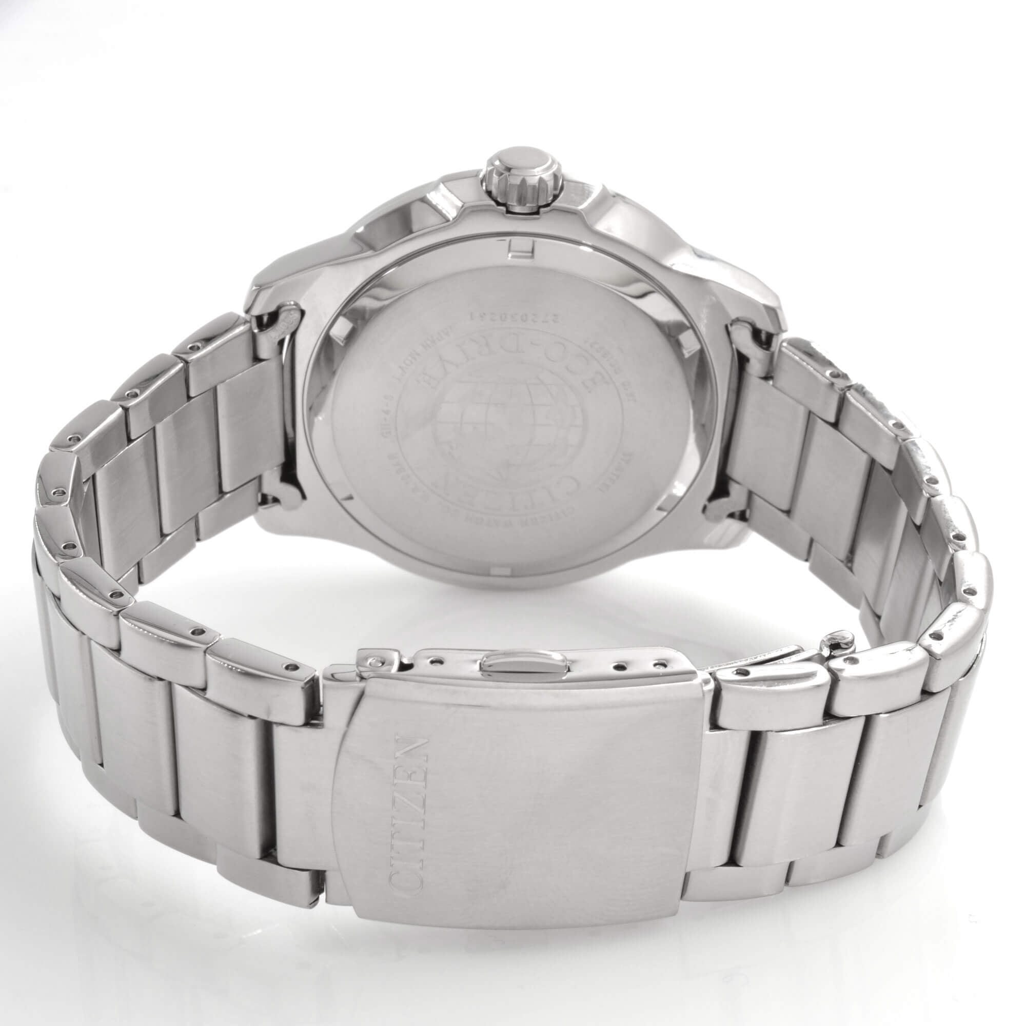 Citizen AW1527-86E Men's Eco-Drive Wrist Watch, Stainless Steel