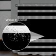 thumbnail image 3 of White Black Shower Curtain for Bathroom Boho Waterproof Shower Curtains Cloth with Hooks Bohemian Stripe Fabric Home Bath Decor Curtain 36x72 inches, 3 of 6