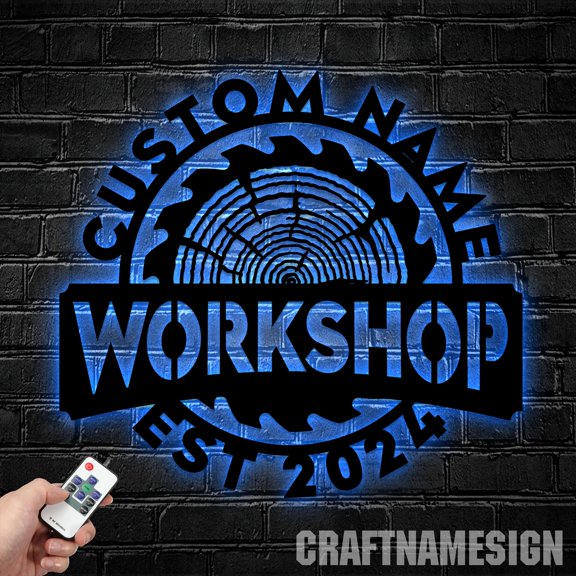 Craftnamesign Custom Wood Shop Lumberjack Carpentry Metal Art