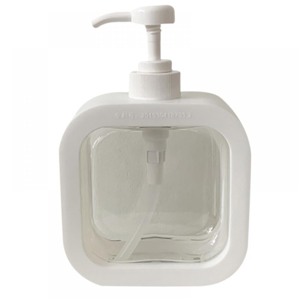 Pump Bottle, 500ml Refillable Plastic Empty Lotion Soap Dispenser Liquid Container for Shampoo