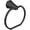 Black, variant on Moen MY8786BL Lindor Matte Black Towel Ring Matte Black — Concealed-Screw Wall-Mount, Coordinated Bath Collection