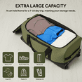 thumbnail image 6 of Fegat Foldable Rolling Duffel Bag,30'' Travel Duffel Bag Expandable 100L-120L Heavy Loads Design,Large Waterproof Wheeled Bag for Travel with Straps & Lock, 6 of 10