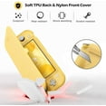 thumbnail image 4 of ProCase Flip Cover for Nintendo Switch Lite with 2 Pack Tempered Glass Screen Protectors, Slim Protective Case with Magnetically Detachable Front Cover for Nintendo Switch Lite 2019 -Yellow, 4 of 8