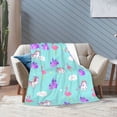 thumbnail image 5 of Yibo Flamingo Unicorn Blanket Cute Blanket For Girls The Best Gift For Girls Birthday Gift Valentine'S Day Gift Sofa Blanket, 5 of 6