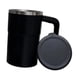 thumbnail image 4 of Taza de café eléctrica multiusos con tapa de acero inoxidable, mezcladora automática Negro, 4 of 8
