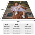 thumbnail image 5 of AISENIN Custom Picture Blanket Personalized Blanket with Photos Customized Blanket Flannel Throw Blankets for Adult Kids Birthday Christmas, 5 of 5