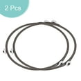thumbnail image 3 of Uxcell Microwave Oven Glass Turntable Support Circle Fittings Roller Bracket Brown 2 Pcs, 3 of 6