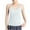White, variant on Up to 30% off! Kmdttou Women's New Style With Breast Pad Top Women's Base Shirt Solid Color Blouse Fashion Layering Slim Trendy Cool Tops