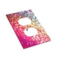 thumbnail image 3 of Kll Purple Sparkling Wall Plate,Gloss Finish,Standard Size 1 - 5" X 3", Polycarbonate Thermoplastic,Electric Receptacle Plug Covers, 3 of 8