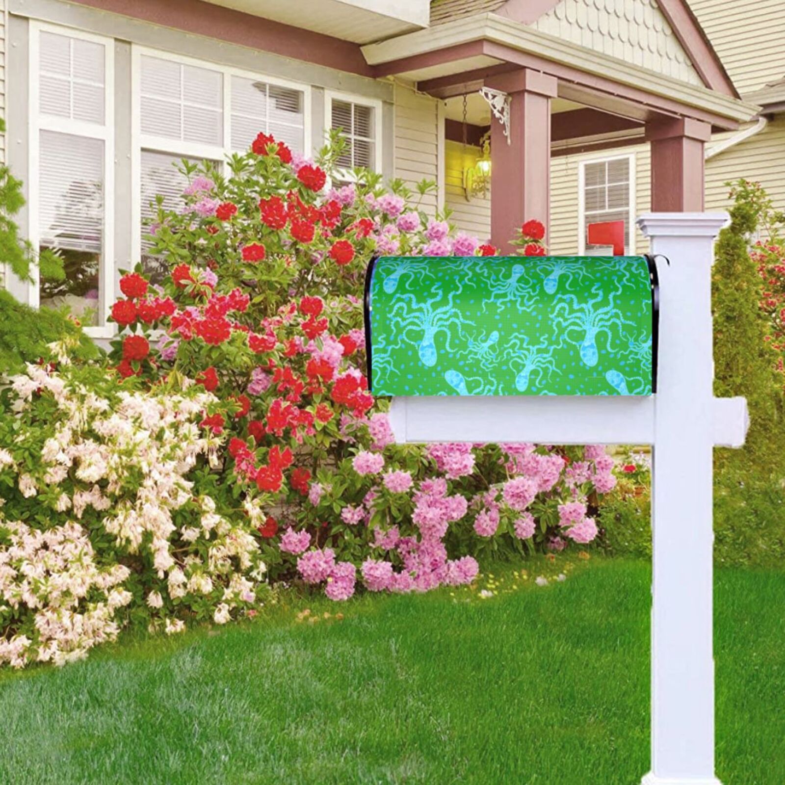 Kdxio Magnetic Mailbox Cover 21x18 in Mailbox Cover Outdoor Decoration Holiday Mailbox Covers for Home Garden Yard-21x18 in
